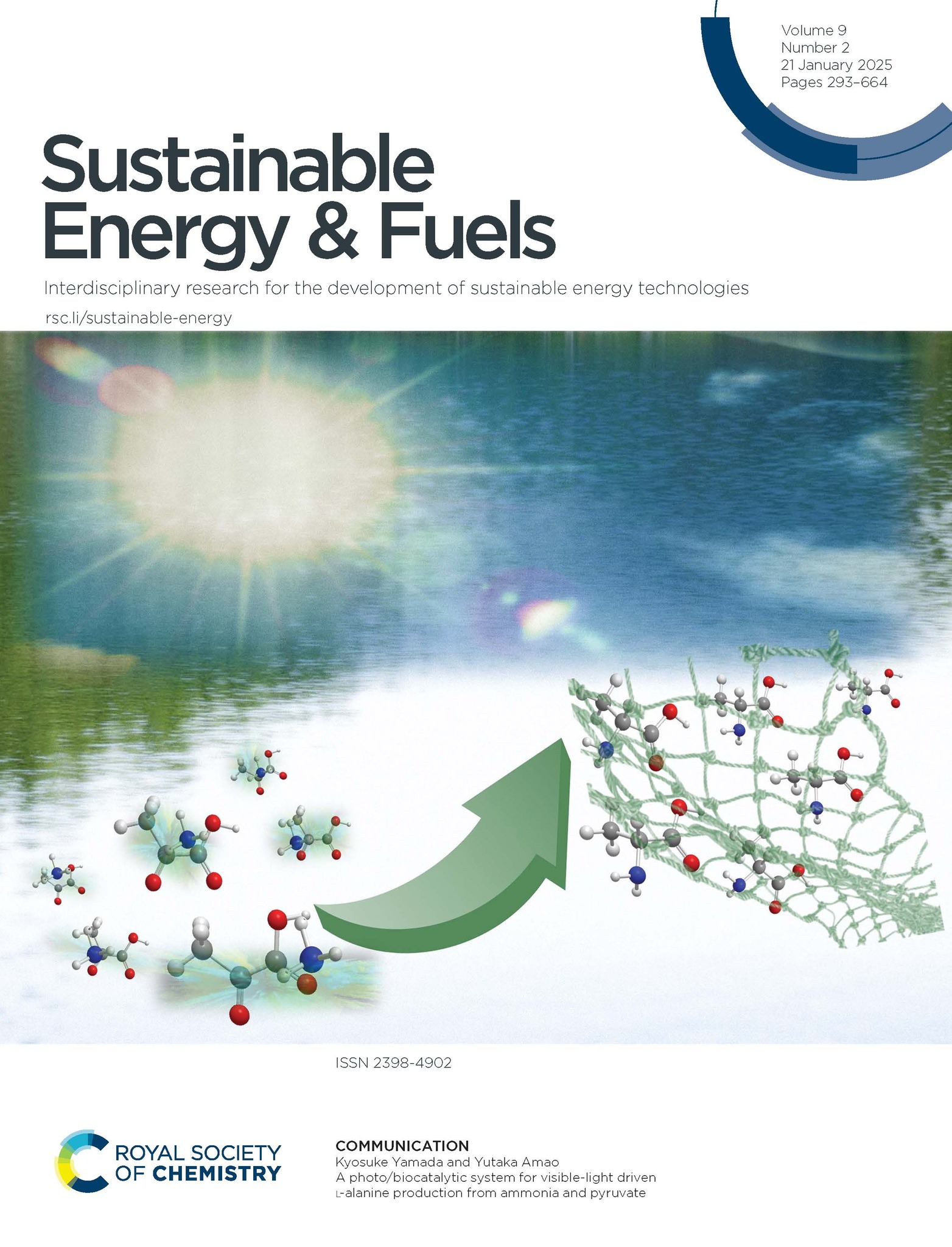 Sustainable energy & fuels cover